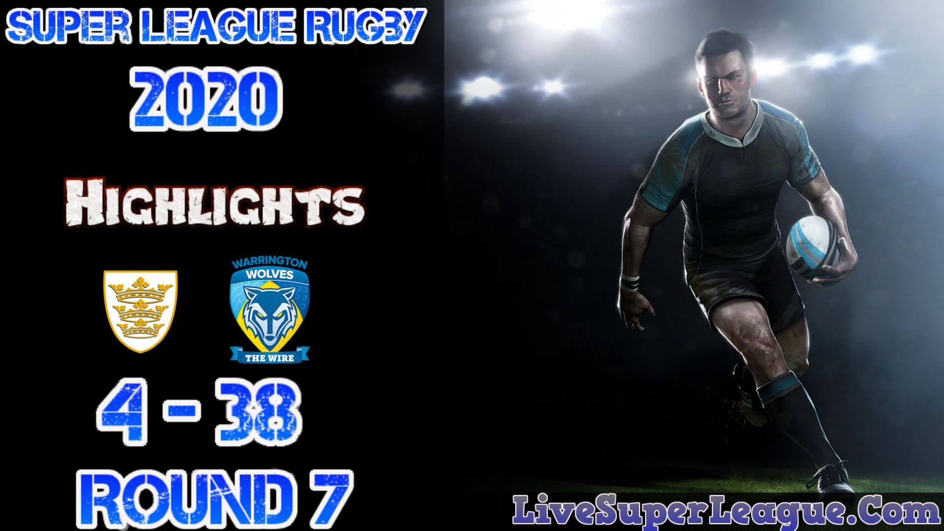 Hull FC Vs Warrington Super League Rugby Result 2020 Rd7