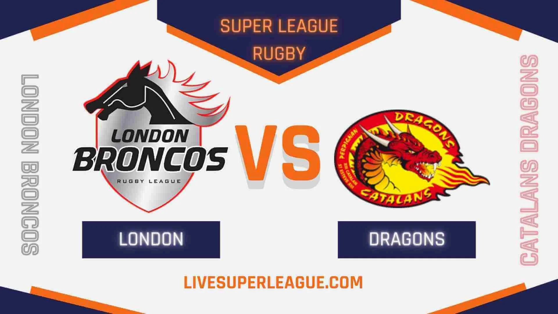 London Broncos Vs Catalans Dragons RD 20 Live Stream 2024 | Full Match Replay